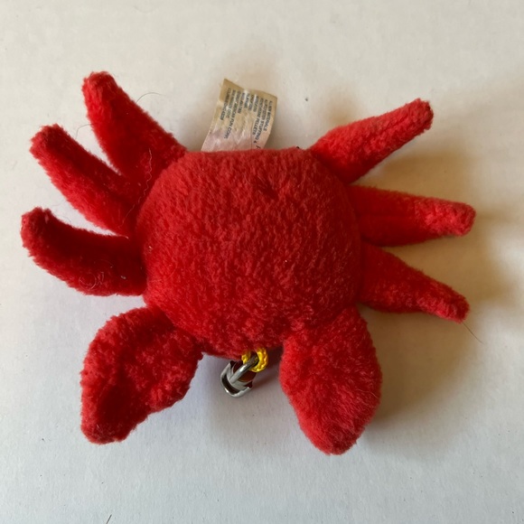 Red Crab Stuffed Animal Keychain - Picture 3 of 3